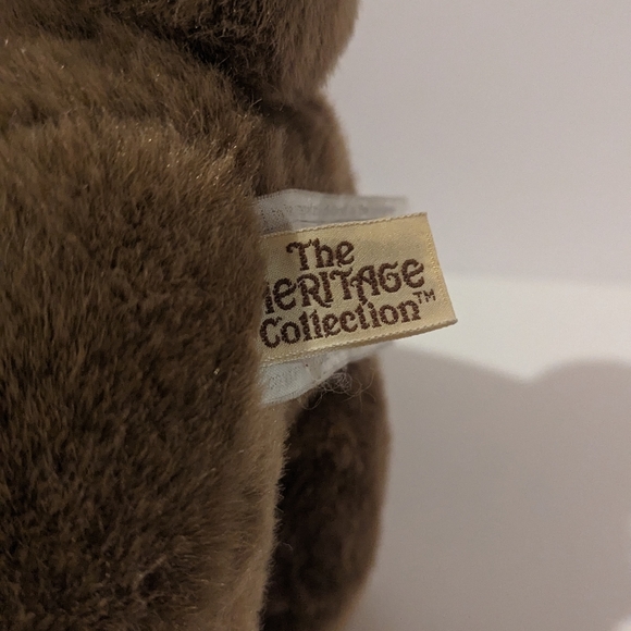 Vtg Brown Bear Teddy Plush Ganz bros The Heritage Collection Stuffed Animal - Picture 8 of 10